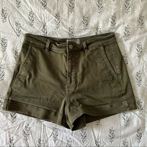 Olive Everlane Shorts